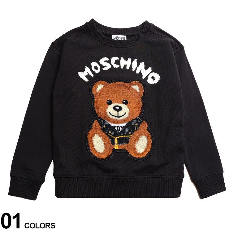 楽天市場】MOSCHINO (モスキーノ) テディベアロゴ クルーネック  