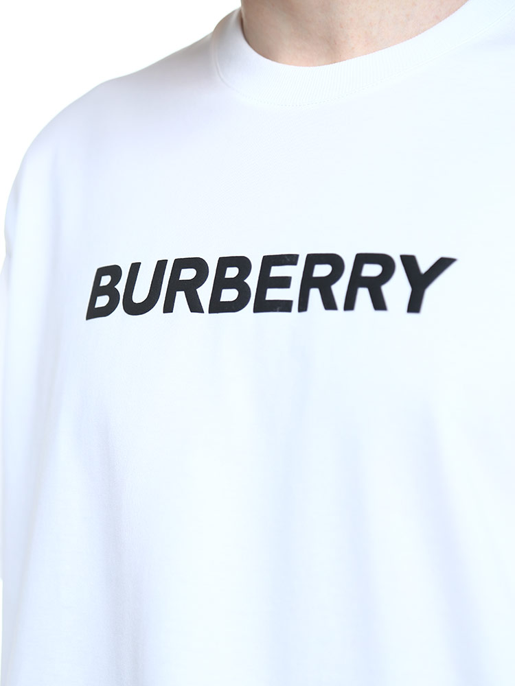 Mサイズ BURBERRY ロゴプリント コットン オーバーサイズTシャツ 新年