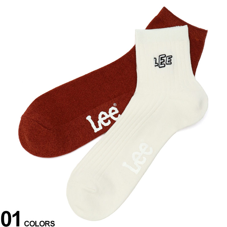 楽天市場】Lee パックソックス スニーカーソックス 3足組 3色