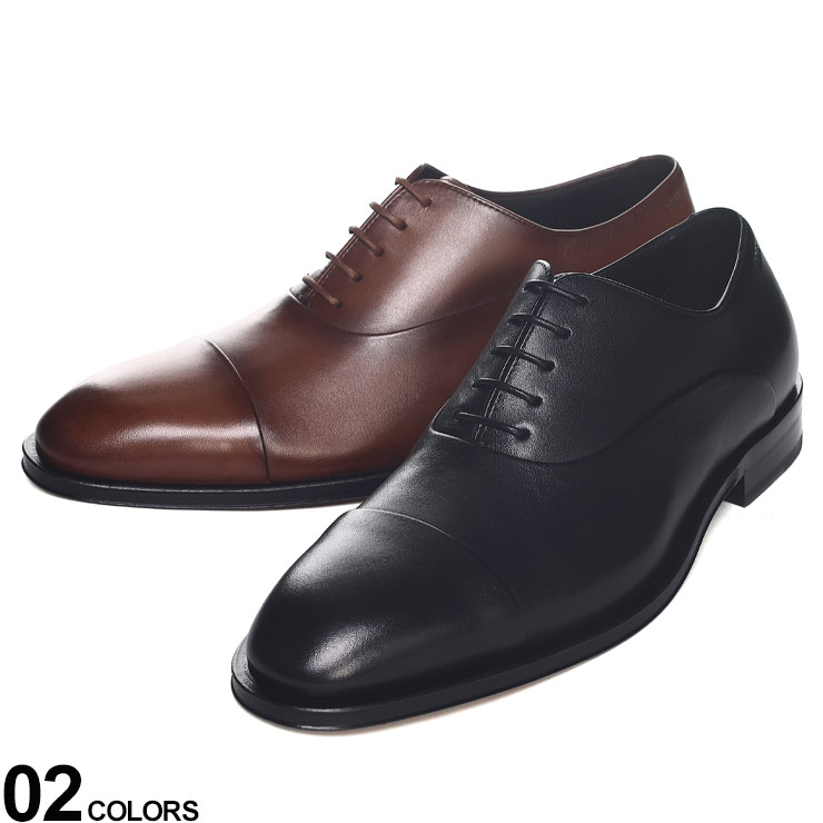 美品✨hugo boss 革靴 プレーンメダリオン シューズ 25.5 HUGO - Mixed-material trainers with branded accents - Black