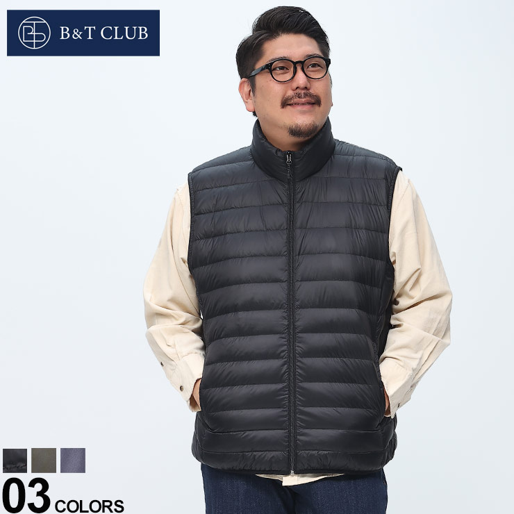 Black & White ダウンベスト ライトグレー Black & White ダウンベスト ライトグレー Black & White ダウンベスト