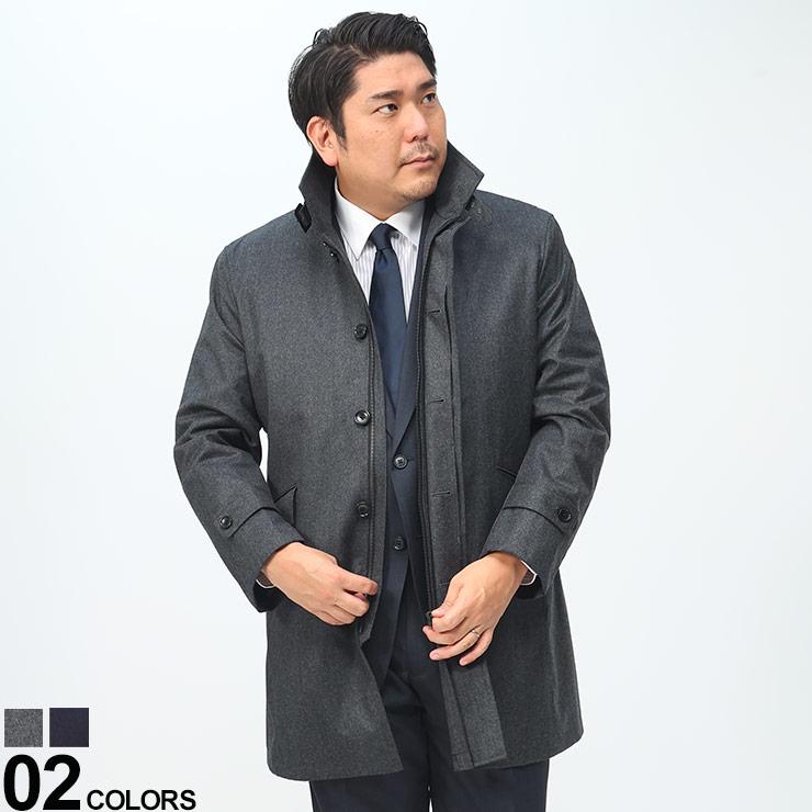 大きいサイズ メンズ B＆T CLUB ビーアンドティークラブ VANKS 中綿ライナー フルジップ コート アウター スタンド 防寒 秋冬 SZK5123W0523A82｜メンズショップ サカゼン