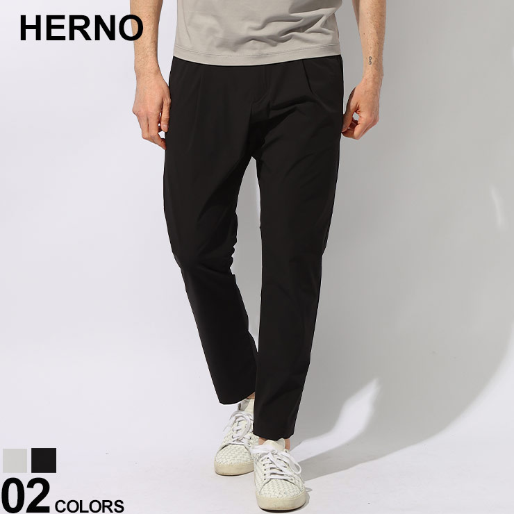 【楽天市場】HERNO (ヘルノ) ウエストゴム ナイロン レギュラーフィット ストレッチ パンツ LAMINAR HRPT00001UL ...