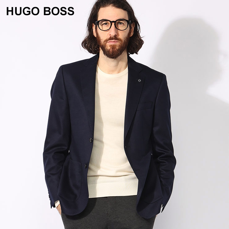 【入手困難】HUGO BOSS ヒューゴボス ネイビー ウール ジャケット 楽天市場】ヒューゴボス HUGO BOSS ストレッチ ウール×コットン
