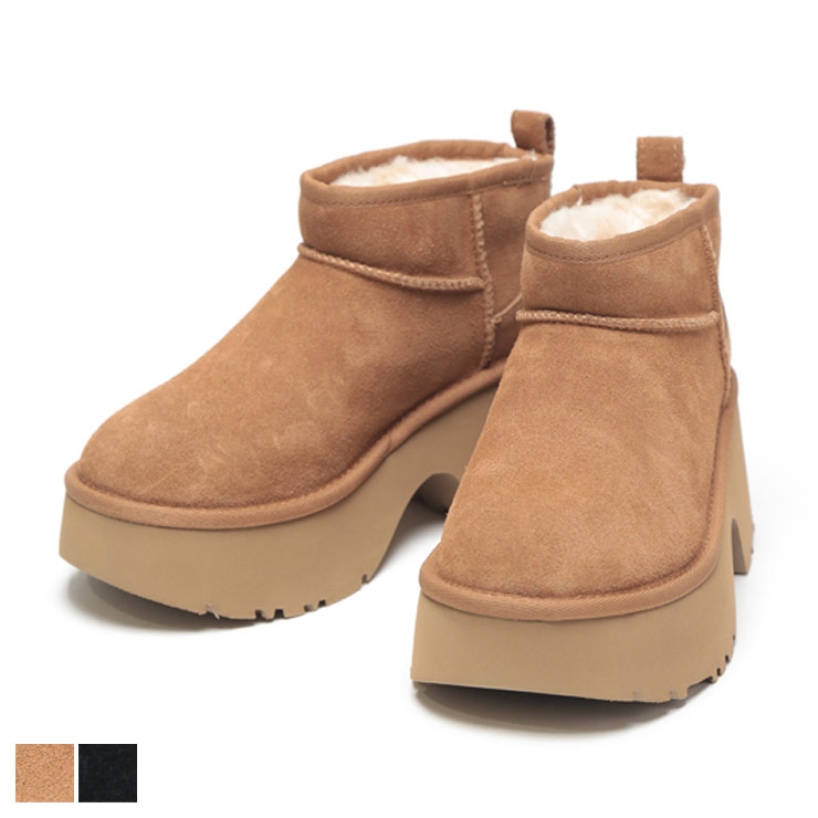 アグ UGG スエード 厚底 ムートンブーツ Classic Ultra Mini New Heights UGG61158311 ブランド レディース シューズ 靴 ブーツ ショート 秋冬｜メンズショップ サカゼン
