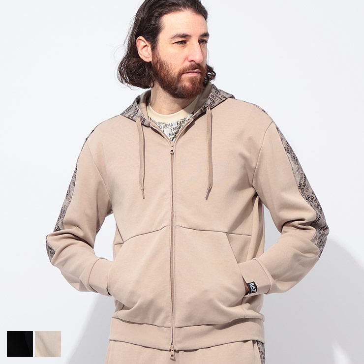 エンポリオアルマーニ EMPORIO ARMANI EA7 モノグラムプリント フルジップ パーカー EA77M209AF12660 ブランド メンズ トップス パーカー ジップパーカー スポーツ｜メンズショップ サカゼン