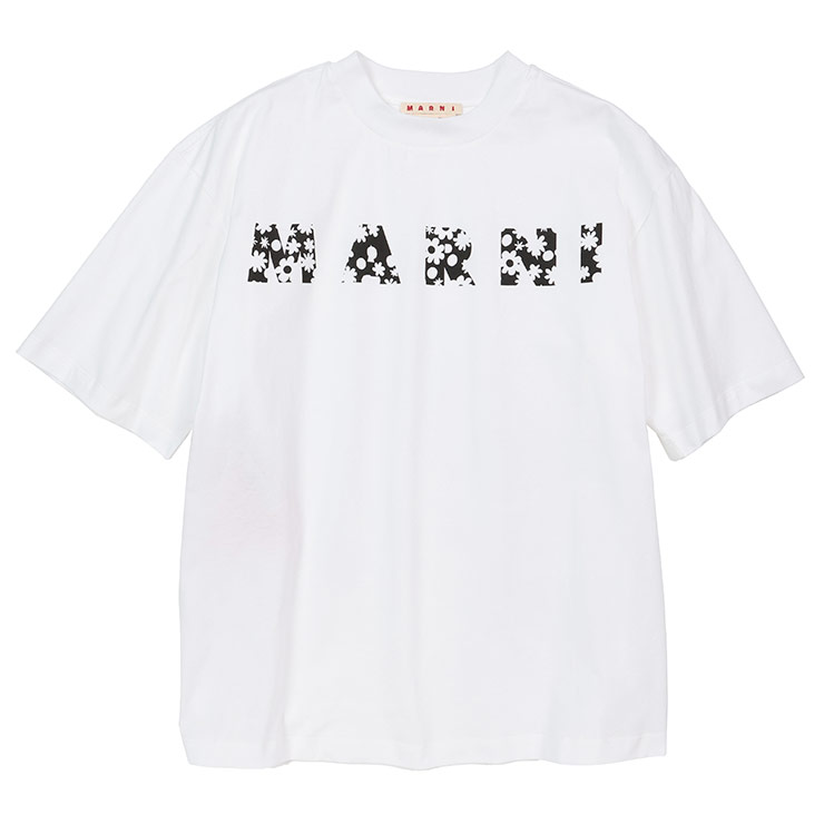 楽天市場】マルニ Tシャツ レディース 花柄 ロゴ フラワー 半袖