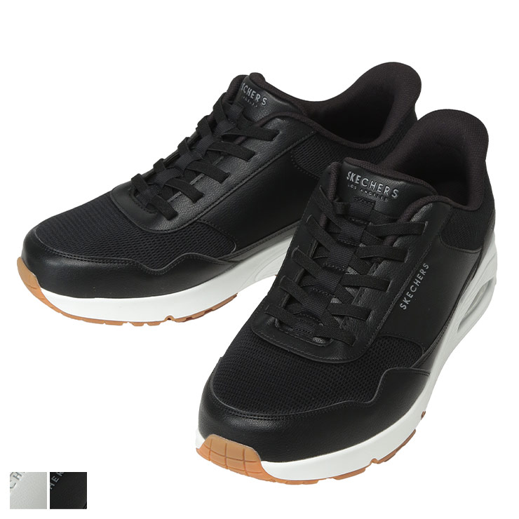 美品 SKECHERS 22.5 Slipins 厚底スニーカー メッシュ 白黒 楽天市場】SKECHERS スケッチャーズ メッシュ スニーカー 大きい