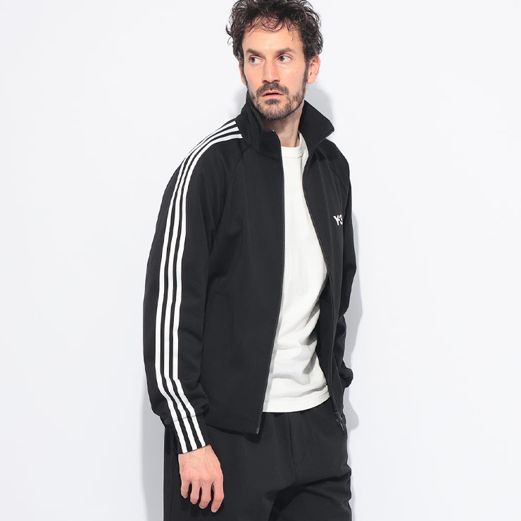 【Y-3】3ストライプ トラックジャケット ユニセックス ジャージ 使いやすい】Y-3 3ストライプトラックジャケット ブラック (Y-3