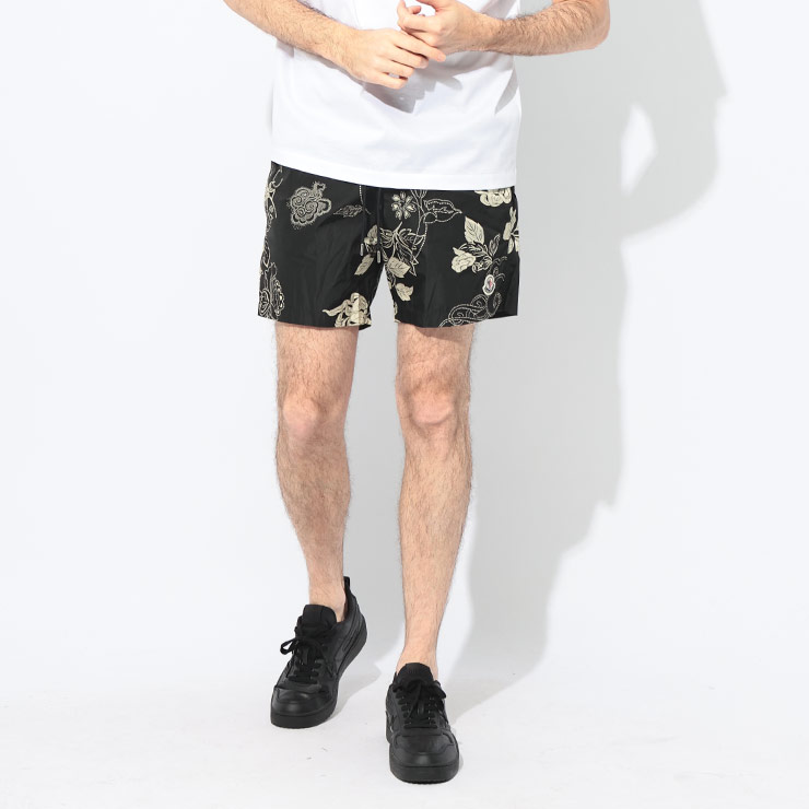 モンクレール MONCLER フローラルプリント メッシュインナー スイムショーツ MC2C00006598CP ブランド メンズ 男性 ボトムス スイムパンツ ショーツ 水着 レジャー 春 夏