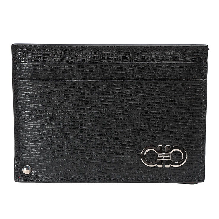 サルヴァトーレフェラガモ Salvatore Ferragamo ガンチーニ ロゴ カードケース FG66A061685914 ブランド メンズ 男性 財布 ウォレット パスケース カード入れ ギフト プレゼント｜メンズショップ サカゼン 15,980円