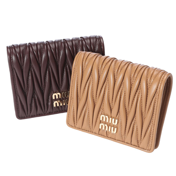 楽天市場】ミュウミュウ miumiu 財布 二つ折り財布 5MH040 2DT7