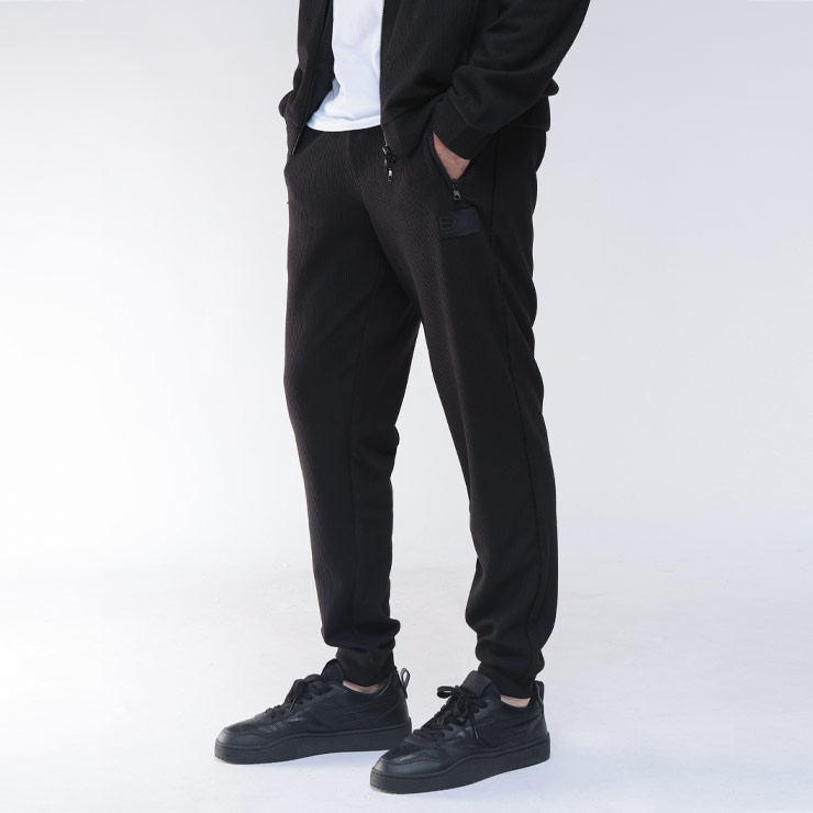 エンポリオアルマーニ EMPORIO ARMANI EA7 ボックスロゴ ジャガード ウエストゴム スウェット パンツ EA7M1120AF17982 ブランド メンズ 男性 ボトムス パンツ スウェット シンプル 秋冬