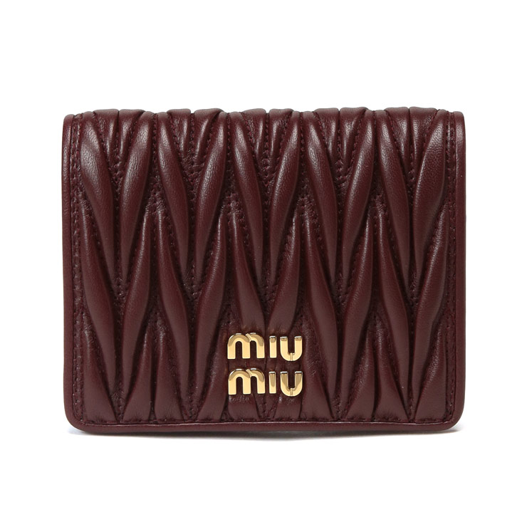 楽天市場】ミュウミュウ miumiu 財布 二つ折り財布 5MH040 2DT7 楽天市場】ミュウミュウ miumiu 財布 二つ折り財布 5MH040 2DT7