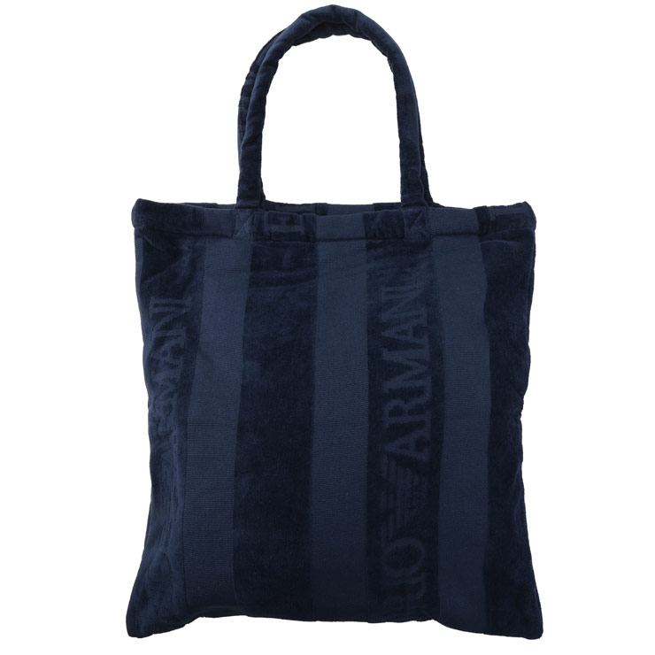 EMPORIO ARMANI ネイビー トートバッグ 7537218214.jpg