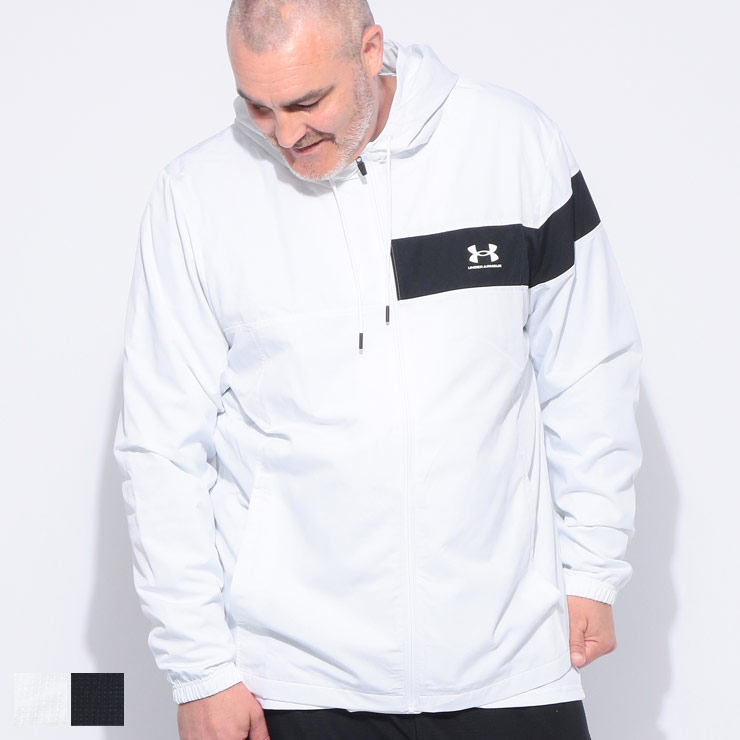 UNDER ARMOUR アンダーアーマー LOOSE 裏メッシュ フルジップ ジャケット MESH LINER CB JACKET 6007836 大きいサイズ メンズ アウター ジャケット パーカー フード スポーツ トレーニング｜メンズショップ サカゼン