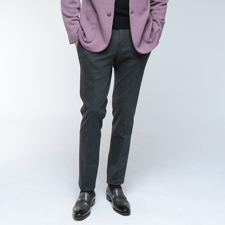 ピーティートリノ パンツ ボトムス PT TORINO メンズ ストレッチ テックジャージ ノータック スラックス SLIMFIT PTCOVSJGZ20VD01 ブランド ビジネス ビジカジ フォーマル きれいめ 大人 秋 冬