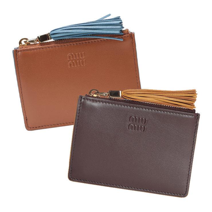 楽天市場】ミュウミュウ MIU MIU レディース カードケース＆キーリング