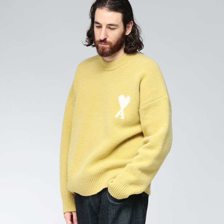 楽天市場】ami paris アミ パリス BFHKS001.001 メンズニット 長袖