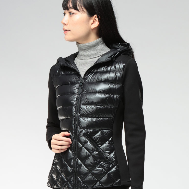 マッカージュ ダウン アウター MACKAGE レディース 切り替え ブルゾン フード付き フルジップ ダウンコンビ パーカー アガサ MKGLAGATHA5 ブランド シンプル 大人 カジュアル きれいめ|メンズショップ サカゼン