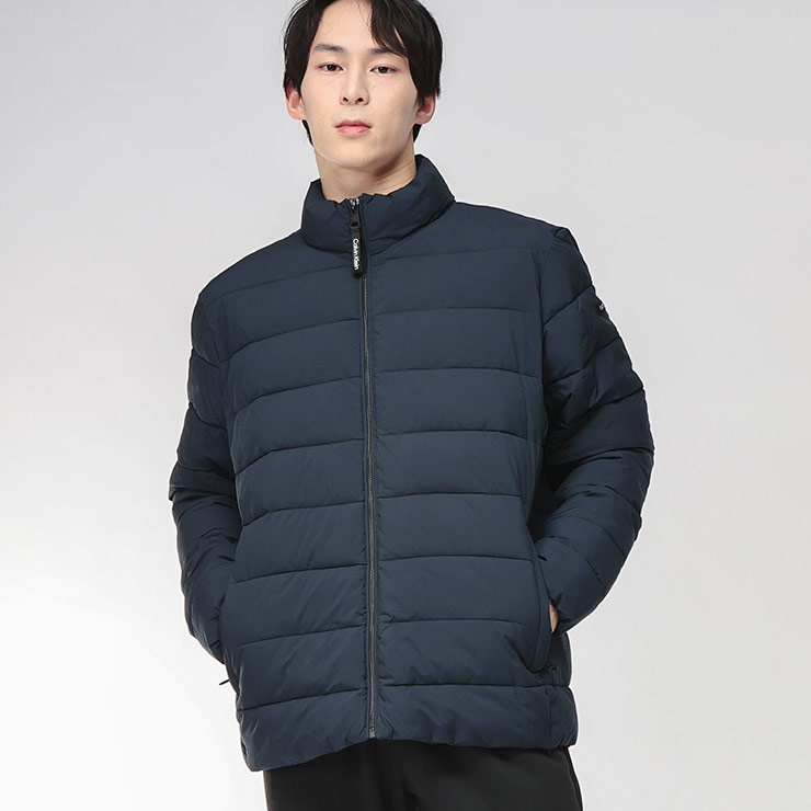 カルバンクライン ブルゾン メンズ Calvin Klein SORONA フルジップ 中綿 ジャケット STRETCH PUFFER ストレッチ CKCM355297 ブランド アウター ネイビー 15,358円