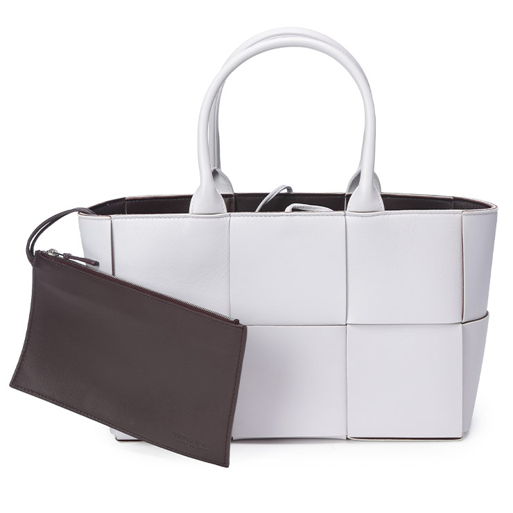 ボッテガヴェネタ バッグ レディース BOTTEGA VENETA イントレチャート レザー トートバッグ ARCO TOTE アルコト―ト BVL652867VMAY3 ブランド 鞄 グレー プレゼント ギフト