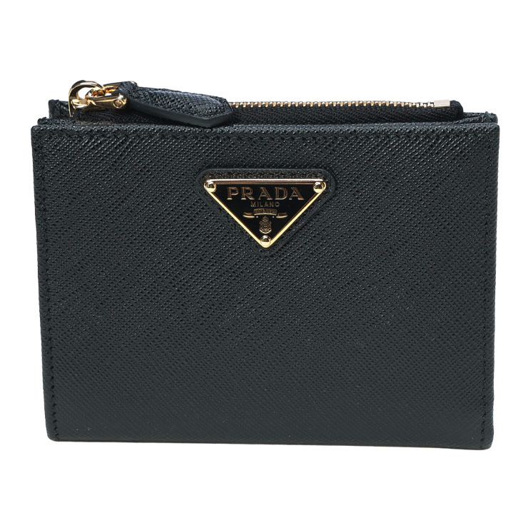 プラダ ウォレット レディース PRADA ロゴ サフィアーノ トライアングルロゴ 二つ折り 財布 ミニ財布 PRL1ML050QHH ブランド 小物 プレゼント ギフト