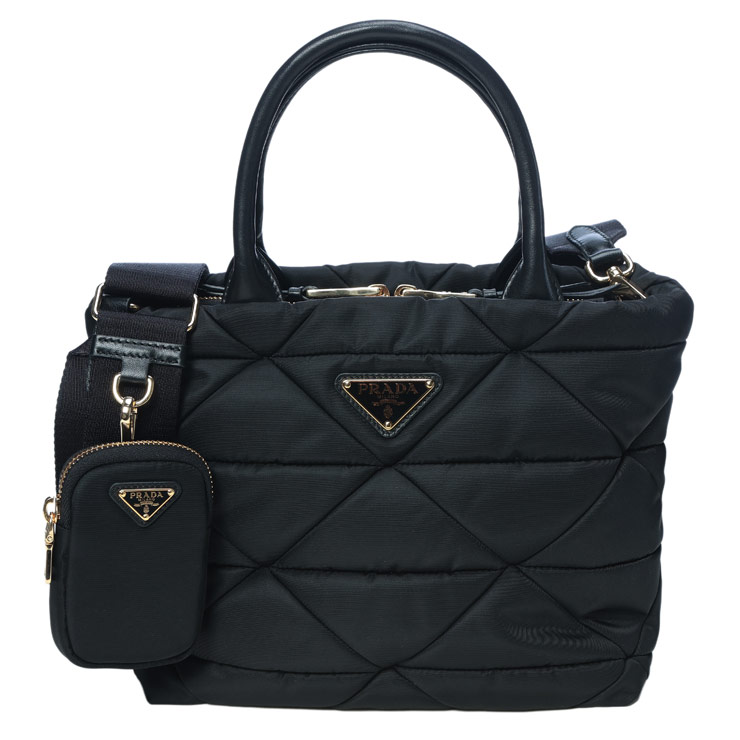 プラダ バッグ レディース PRADA ロゴ トライアングルロゴ 2WAY スモール パデット Re-Nylon トートバッグ PRL1BG373VB9O ブランド 鞄 小物 プレゼント ギフト