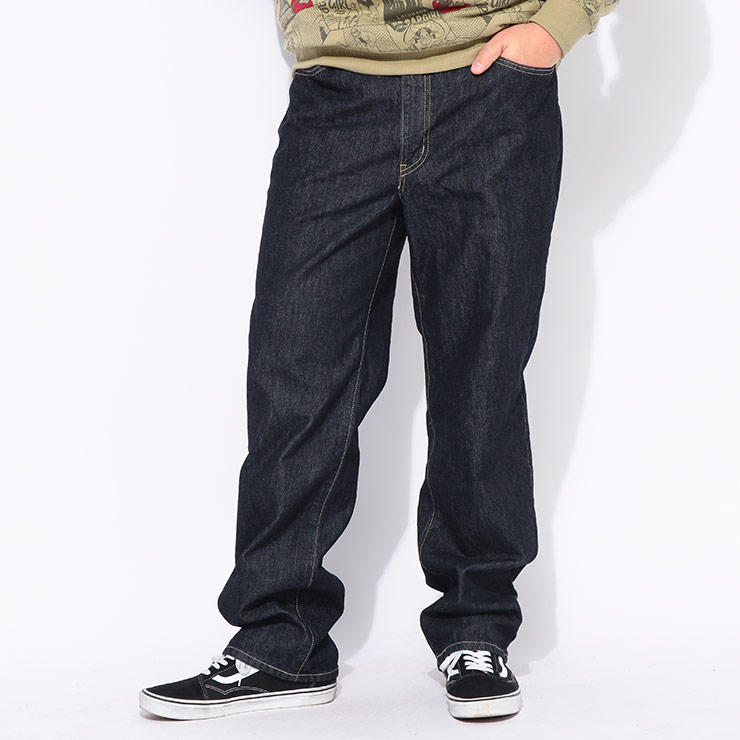 ジーンズ メンズ 大きいサイズ ジップフライ ストレート パンツ 404 LOOSE ボトムス デニム ゆったり ロングパンツ EDWIN (エドウィン) E40430003850
