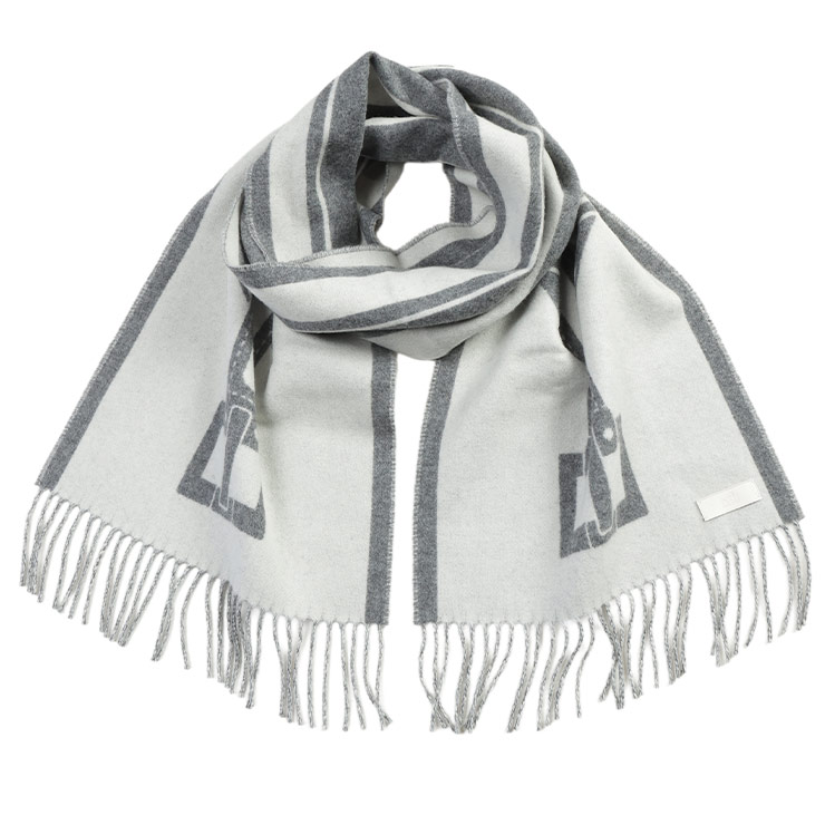 楽天市場】エルメス HERMES マフラー フェードストライプ オレンジ