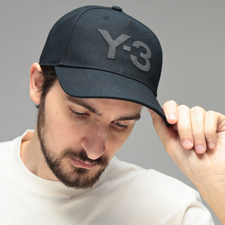 ワイスリー メンズ キャップ Y-3 ロゴ 刺繍 ベースボール キャップ Y3JP1143 ブランド 帽子 ブラック プレゼント ギフト