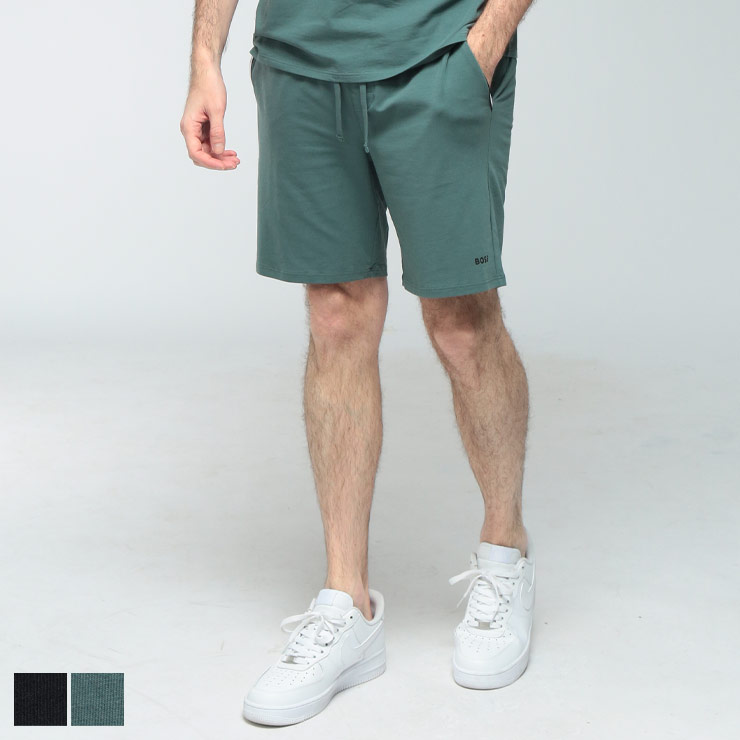 ヒューゴボス メンズ ショートパンツ HUGO BOSS ロゴ ポケットライン ショーツ HBU50545942 ブランド ボトムス セットアップ可 ブラック カーキ