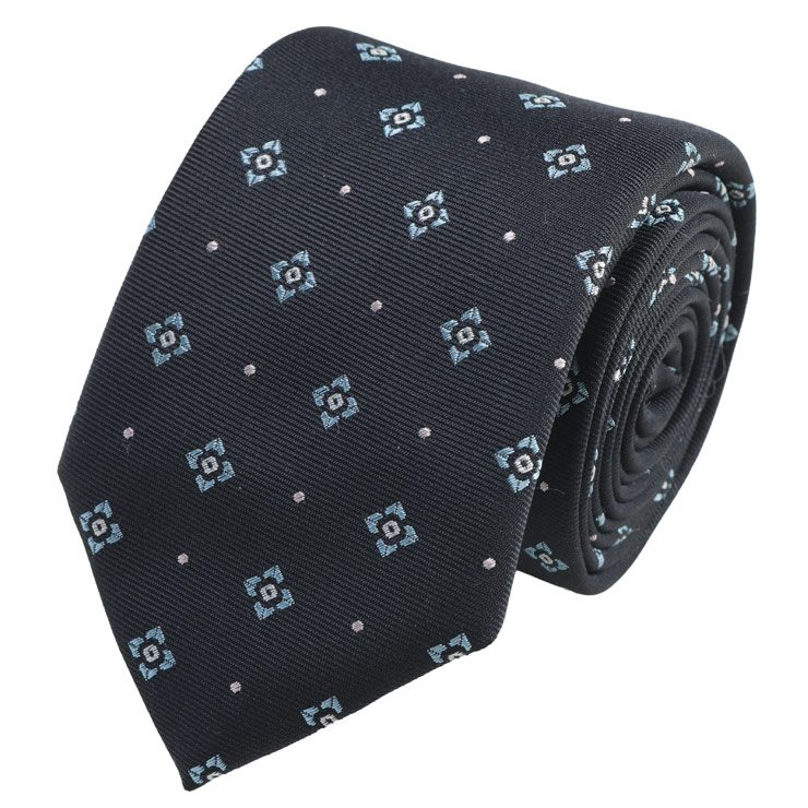 ヒューゴボス メンズ ネクタイ HUGO BOSS シルク混 小紋柄 ネクタイ HB50555934B ブランド ネクタイ ネイビー ビジネス プレゼント ギフト