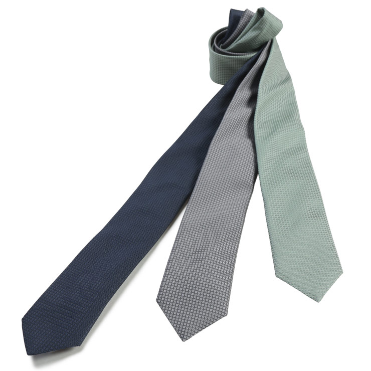ヒューゴボス メンズ ネクタイ HUGO BOSS シルク100％ 四角 小紋柄 ネクタイ HB50559435 ブランド ネクタイ グレー グリーン ネイビー ビジネス プレゼント ギフト