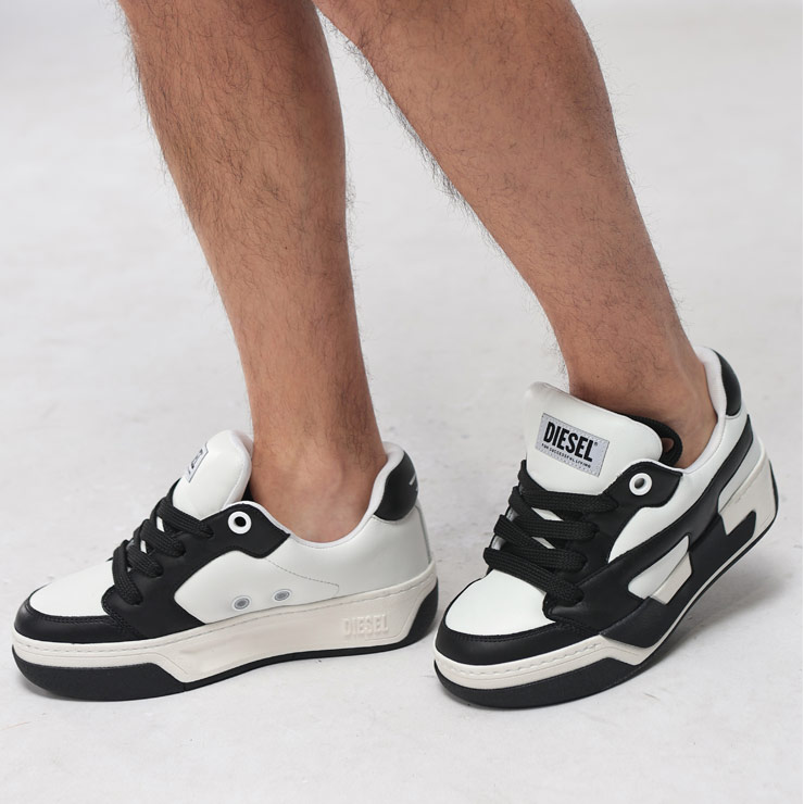 ディーゼル メンズ スニーカー DIESEL D-OLLIE Dロゴ シューズ DSY03796P7483 ブランド 靴 ローカット レースアップ｜メンズショップ サカゼン