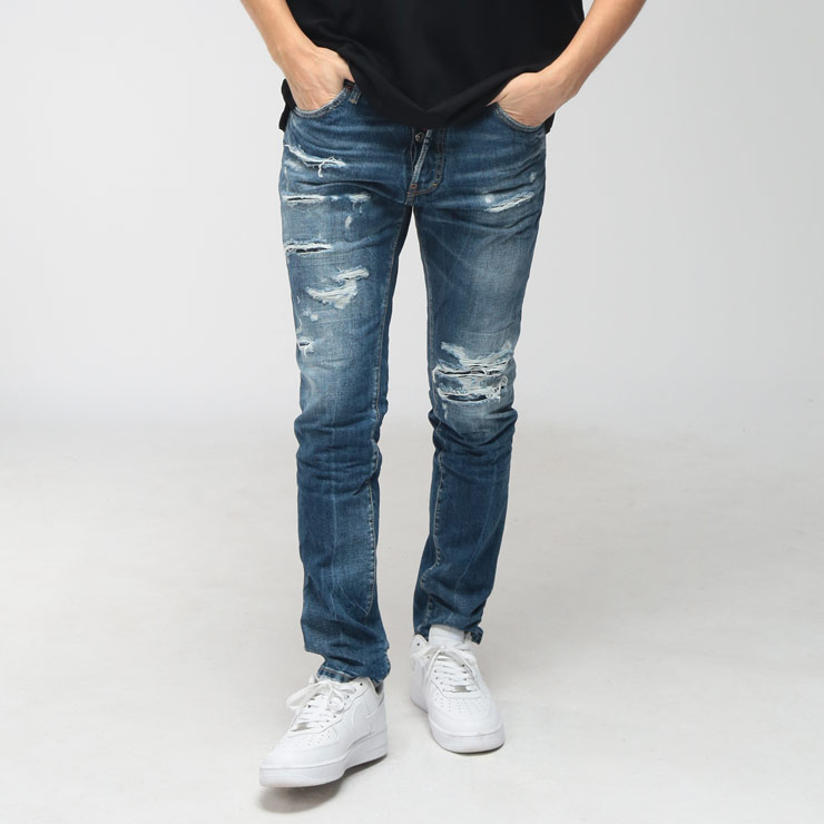 ディースクエアード DSQUARED2 メンズ ジーンズ ダメージ ボタンフライ デニムパンツ TEDDY D2LB1854D30011 ブランド ボトムス パンツ ジーパン 59,334円