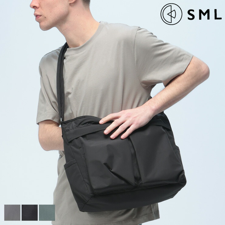 SML (エスエムエル) ショルダーバッグ 撥水 テフロン ヘルメットバッグ HELMET SHOULDER BAG M 鞄 バッグ ボディバッグ K904128