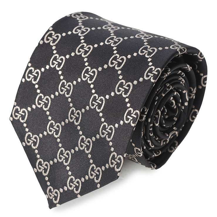 グッチ GUCCI メンズ ネクタイ シルク100％ GGロゴ タイ GC4996954B002 ブランド ネクタイ シルク ビジネス フォーマル ギフト
