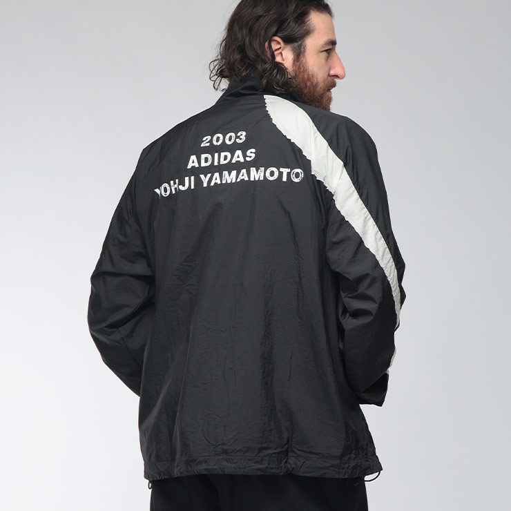 ワイスリー Y-3 メンズ ナイロン ジャケット Y3KF6027軽量 ナイロン 撥水 フルジップ RAW EDGE 3 STRIPES NYLON SHELL JACKET ブランド アウター ナイロンジャケット｜メンズショップ サカゼン