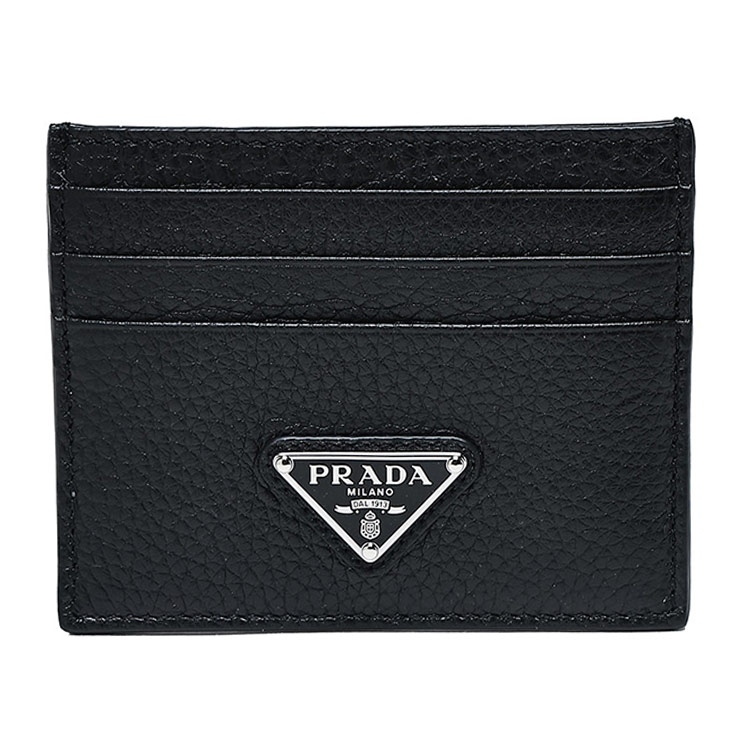 プラダ メンズ カードケース PRADA トライアングルロゴ ヴィッテロダイノ レザー PR2MC0252E54 ブランド 財布 ウォレット｜メンズショップ サカゼン