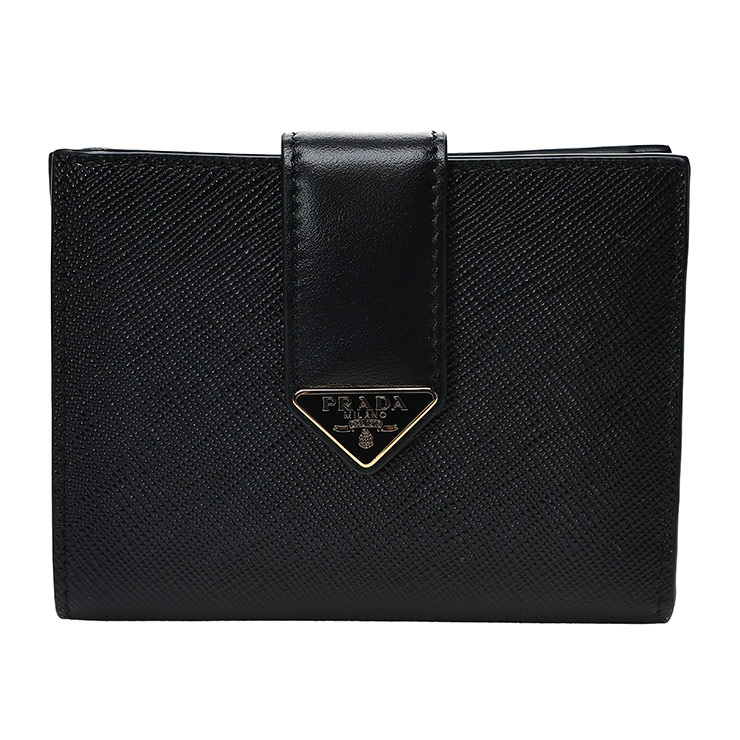 プラダ レディース 財布 PRADA サフィアーノタブ レザー 二つ折り スナップ カード 小銭 PRL1MV2042DYG ブランド ウォレット 財布 本革｜メンズショップ サカゼン