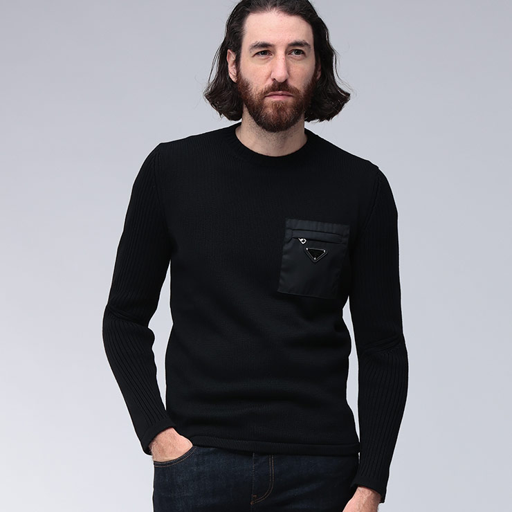 楽天市場】【全品10％OFFクーポン利用可能】プラダ PRADA ウール ロゴ