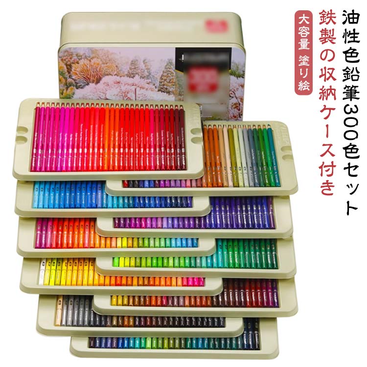 塗り絵 油性色鉛筆 色鉛筆書き割り 下がき 納める容れもの付き添い人 丸形 色鉛筆 書き割り 大電気容量 色鉛筆 ポンチ絵 小間絵 おペンキ屋 300色書き割り ぬり絵 色えんぴつ 300色書き割り 芸術 文房具 成年者の塗り絵 ホンブルグ帽芯 腹積もり 学びとる 図工