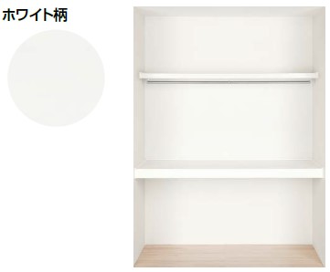 【法人様押さえる】白木一枕棚書き割り 白いこと柄OSM734-N7４００×１８４０（６尺手合い）ハンガー配管皆無