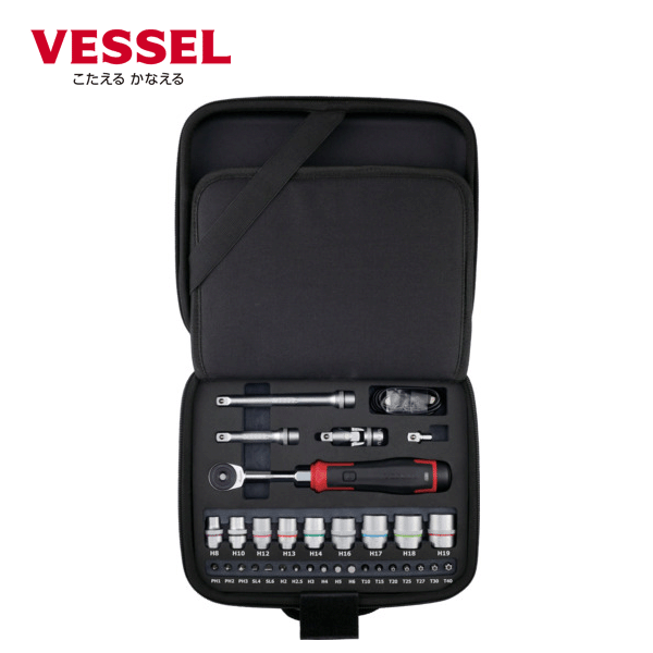 ＶＥＳＳＥＬ申し受ける式ラチェットレンチ 電動スリムラチェットセット