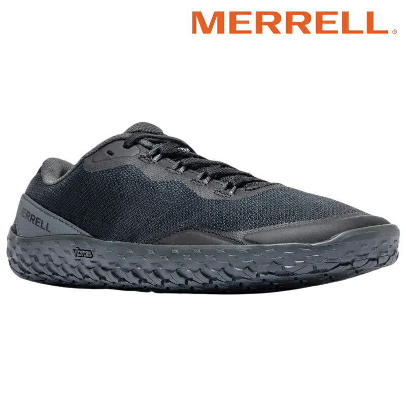 MERRELL メレル VAPOR GLOVE 7 メンズ ベアフットシューズ スニーカー 置き目撥ねのける 紐靴 スピード競技繰り上げる 心地よいシューズ 普段履き アウトドア 通気性 防滑 黒いこと ベイ基準打数 地球儀 7 J00003343