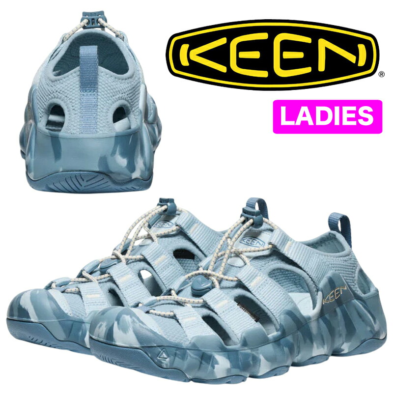 KEEN キーン HYPERPORT H2 ハイパーポート エイチツー 1030739 レディース ハイブリットサンダル Skyway/Birch 水陸両用サンダル キャンプシューズ アウトドア オールシーズン ブル｜シューズショップ　Ｍ-Ｓｔａｒ 11,242円