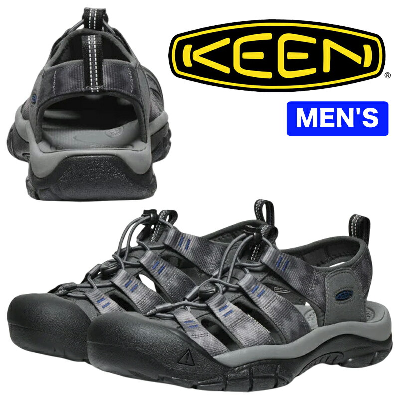 KEEN キーン NEWPORT H2 ニューポート エイチツー 1030672 メンズ ハイブリットサンダル Magnet/Chevron 人気No.1 水陸両用サンダル 高機能 キャンプシューズ アウトドア マグネット オールシーズン画像