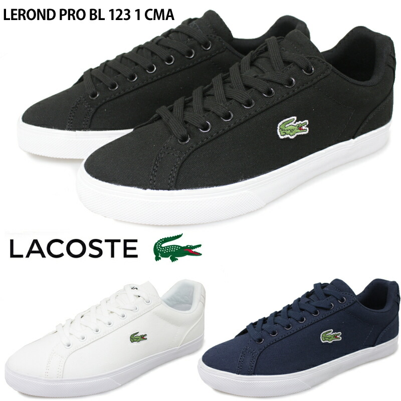 LACOSTE ラコステ LEROND PRO BL 123 1 CMA メンズ ローカットスニーカー 45CMA0054 白いこと(21G) 米国海軍(092) 黒いこと(312) 運動競技心地よい 帆布 紐靴 スピード競技繰り上げる 普段履き 心地よいシューズ スポーティ ルロン