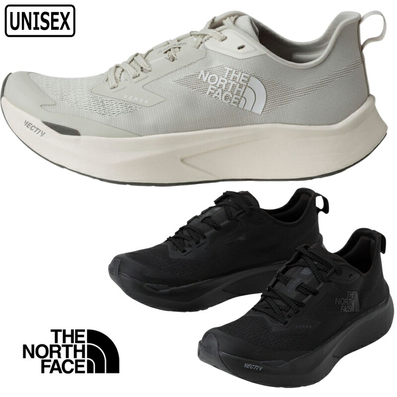 THE NORTH FACE ベクティブ バーサ NF52602 メンズ レディース ユニ一発やる 駈けっくらシューズ スニーカー 通気性 座蒲団性 軽さ マルチロードランニング 黒いこと ホワイトデューン ザ・ノース・フェイス VECTIV Versa